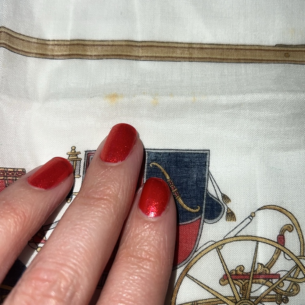 CELINE scarf square horse and carriages and chariots - Picture 16 of 17